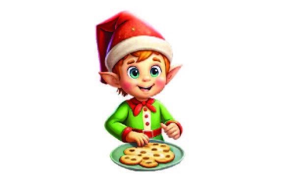 Baby in a Sweet Christmas PNG