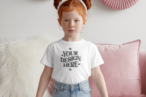 Bella Canvas 3001T Kids Mockup 10: Elevate Your Creative Projects with Realistic Presentation