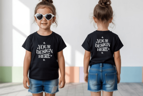 Bella Canvas 3001Y Front Back Mockup 4: A Versatile Tool for Youth Apparel Design