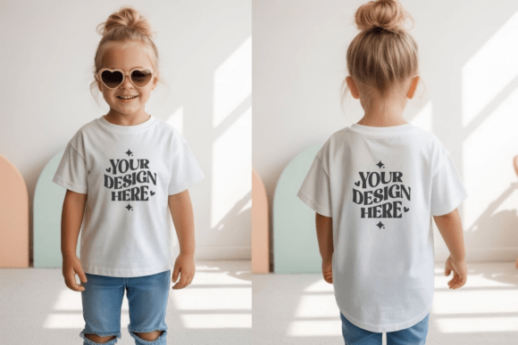 Bella Canvas 3001Y Front Back Mockup 5: A Versatile Tool for Youth Apparel Design