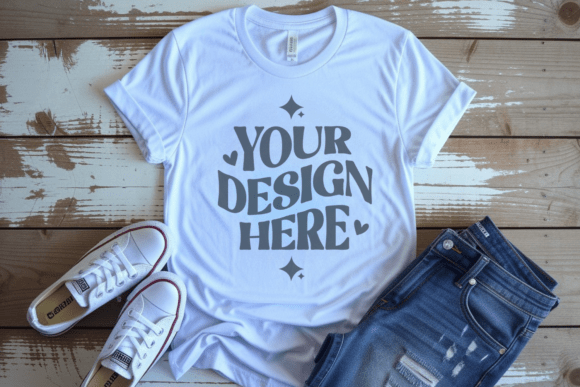 Bella Canvas Youth Shirt Mockup 10