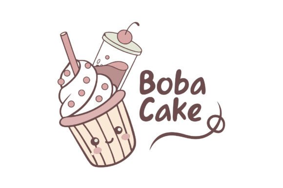 Boba Cake Christmas PNG: A Festive Design for Creative Projects