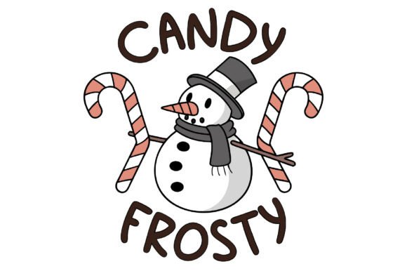 Candy Frosty Christmas PNG