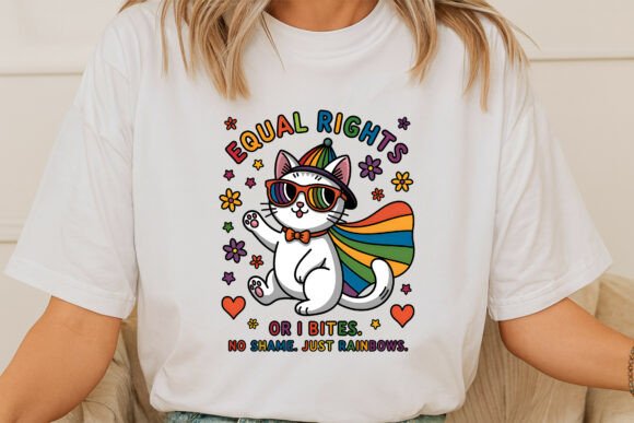 Cat Celebrating Equality and Pride: A Symbol of Inclusion and Expression