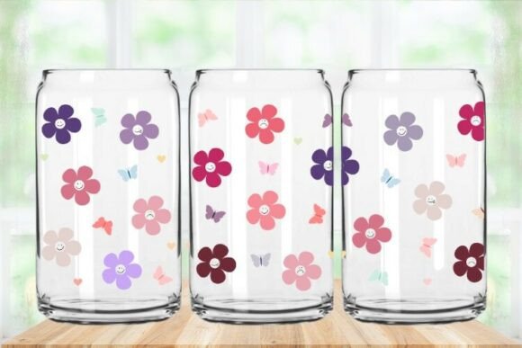 Enhance Your Drinkware with the Flower Can Glass Wrap