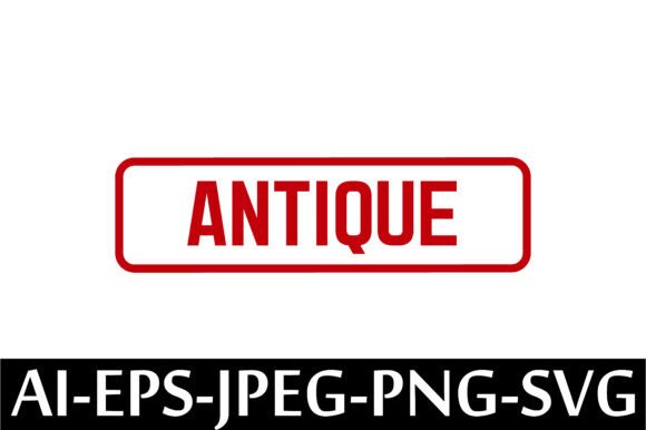 Exploring the Versatility of ANTIQUE Rubber Stamp Design Vector