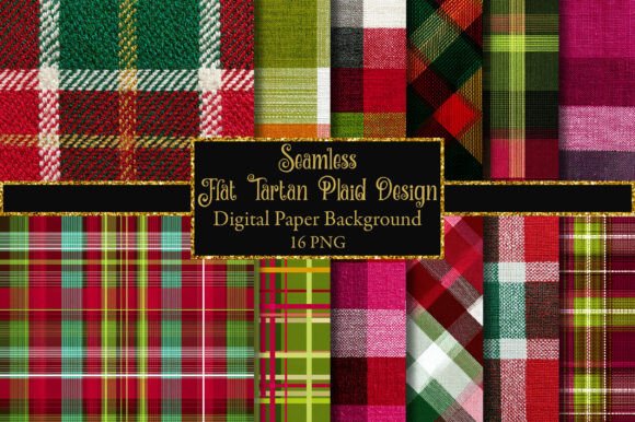Flat Tartan Plaid Design: A Versatile Choice for Creative Projects