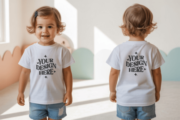 Front Back Bella Canvas 3001Y Mockup: A Strategic Tool for Youth Apparel Presentation