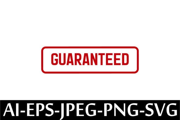 GUARANTEED Rubber Stamp Design Vector