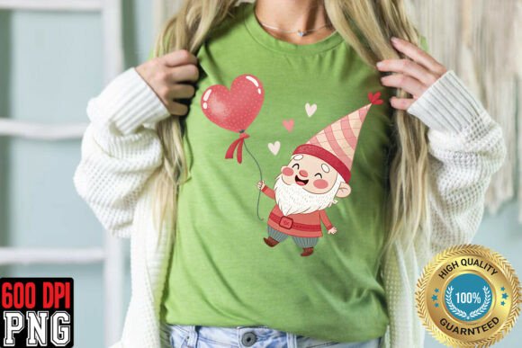 Happy Valentine s Day Gnome PNG