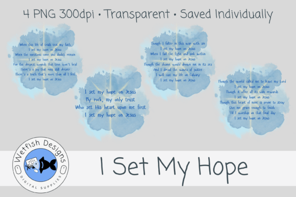 I Set My Hope on Jesus Word Art: A Source of Comfort During the Holidays