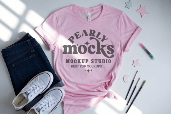 Kids Bella Canvas 3001Y T-shirt Mockup 5: A Practical Tool for Designers