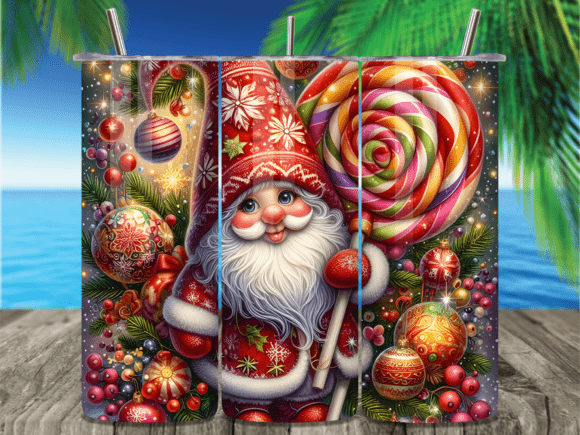 Lollipop Christmas Gnome Tumbler Wrap: A Creative Solution for Personalized Gifts