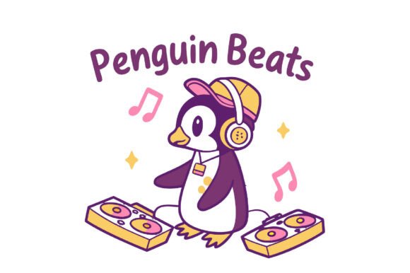 Penguin Beats Christmas PNG: A Creative Resource for All Your Design Projects