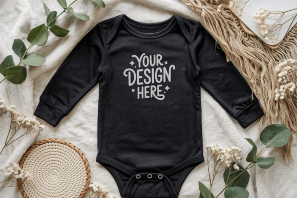 Rabbit Skins 4411 Baby Bodysuit Mockup 1: A Practical Tool for Designers
