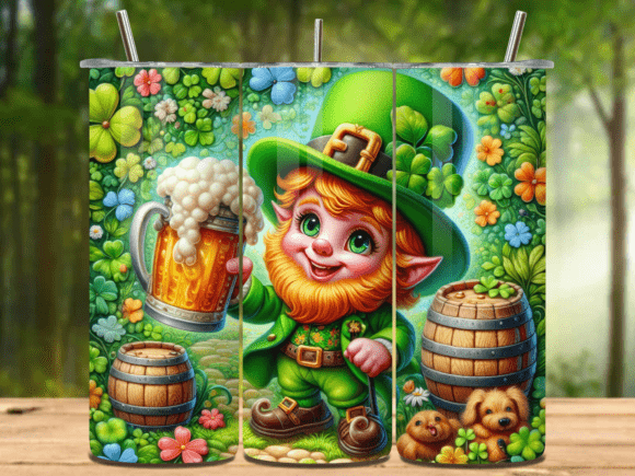 St. Patrick's Day 20oz Tumbler Wrap V.10