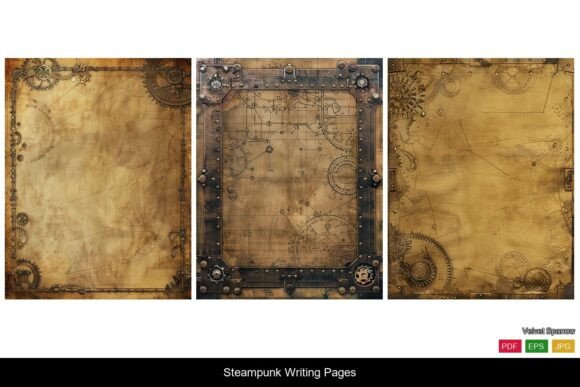 Steampunk Inventor Pages Vol 1: A Creative Tool for the Curious Mind