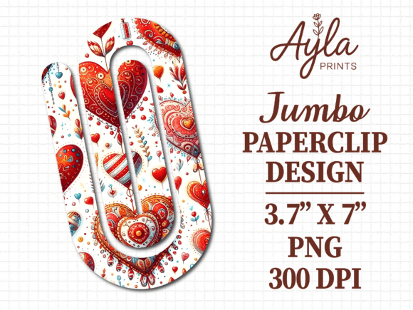 Valentines Day Heart Jumbo Paperclip PNG: A Creative and Practical Digital Tool for Modern Professionals